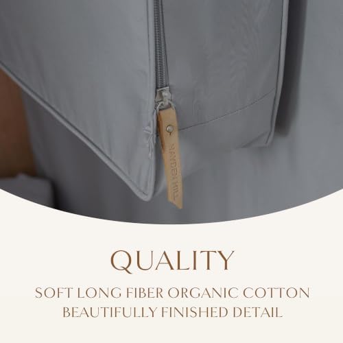 Hayden Hill Luxury Organic Cotton Garment Bag for Hanging Clothes Long 58" - Image 4
