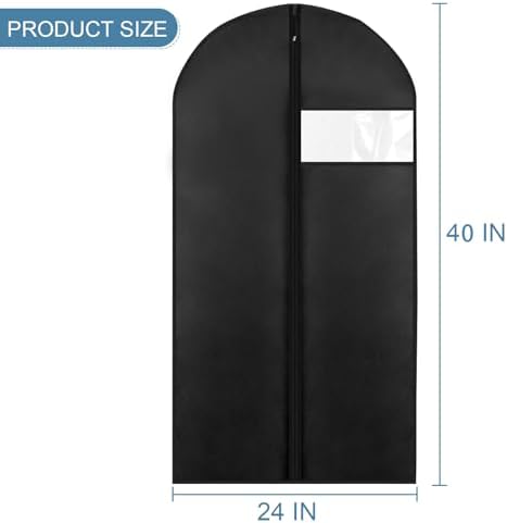 Garment Bag Suit Bag for Storage 40 inch, Washable Suit Cover for T-Shirt, Jacket, Suits, Coats(7 packs) - Image 2