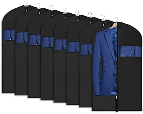 Univivi Suit Bags Garment Bags for for Hanging Clothes, 43 Inch, Set of 8 by Univivi