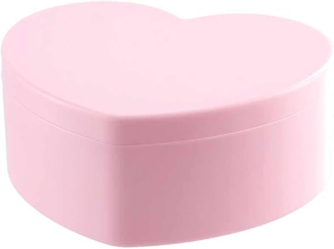 Vctitil 3 Pcs Heart shaped Jewelry Box - 2 Layer Jewelry Boxes with Mirror,Jewelry Storage Organizer,Jewelry Display Case,Desktop Organizer For Girls