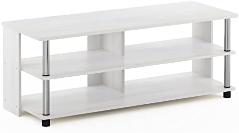 Furinno Turn-N-Tube Shoe Rack, 3-Tier Shoe Organizer, Compact Shoe Storage with Open Shelves and Stainless Steel Tubes, 15.5 x 41.1 x 15.8, for Closet Entryway, Office, Garage, White Oak - Image 5