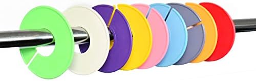 AMT 20 Pack Closet Dividers, Clothing Dividers, Round Clothes Size for Closets with Double Ended Marker Pen (Blank) (20 Pack - Color) - Image 7