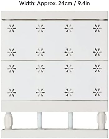 Extendable Wardrobe Partition Board, Layered Storage Divider for Cabinet, Telescopic Rod Adjustable Shelving Organizer with ABS Material for Closet Bathroom Kitchen (Length 30‑40cm/11.8‑15.7in) - Image 6
