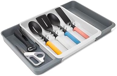 Joseph Joseph DrawerStore Expanding Utensil and Gadget Organizer, Expandable Tray for Kitchen Drawer, Recycled Plastic by Unknown