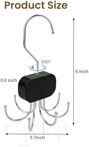 3 Pack Tank Top Hanger, Black, for Closet Organization - Image 2