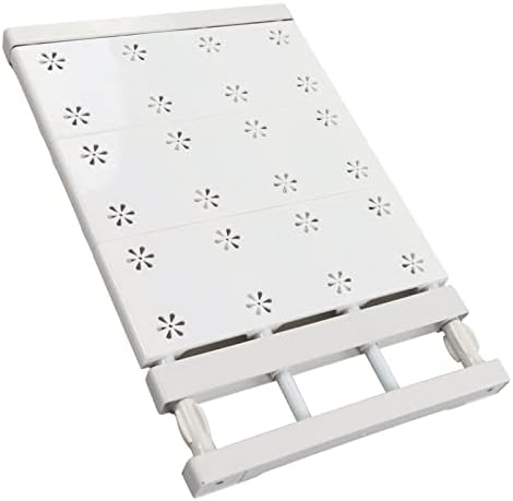 EVGATSAUTO Adjustable Telescopic Wardrobe Shelf Divider Closet Organizer Storage Partition Board for Cabinet Bathroom Kitchen Bookcase with ABS Material (Length 38‑60cm/15.0‑23.6in) - Image 4