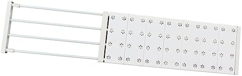 EVGATSAUTO Adjustable Telescopic Wardrobe Storage Partition Board Closet Organizer Shelf Divider Rod for Cabinet Bathroom Kitchen Bookcase with ABS Material (Length 73‑125cm/28.7‑49.2in) - Image 5