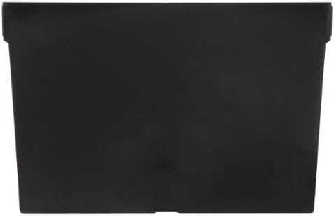 Akro-Mils 40040 Plastic Width Dividers for 6" Tall ShelfMax Shelf Bins Models 30080, 30088, and 30084, Custom Storage Inserts for Tools, Crafts & Supplies, 12-Pack, Black by Akro-Mils