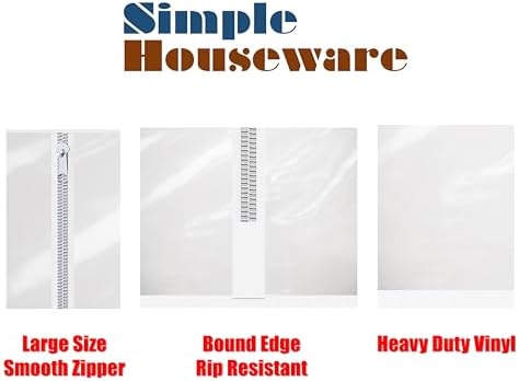 Simple Houseware Cover and Tube Bracket (Z-Base Garment Rack NOT Included) - Image 4