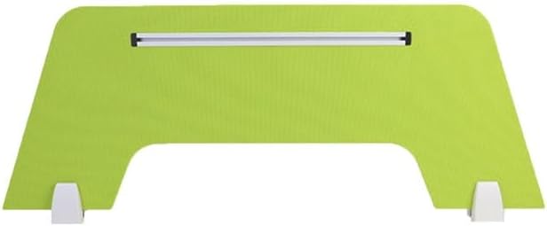 Removable Clamp-on Desk Divider, Portable Table Privacy Board, Freestanding Panel with 2 Clips for Offices Library(Green,11.8x35.4in) by XLIHAWY