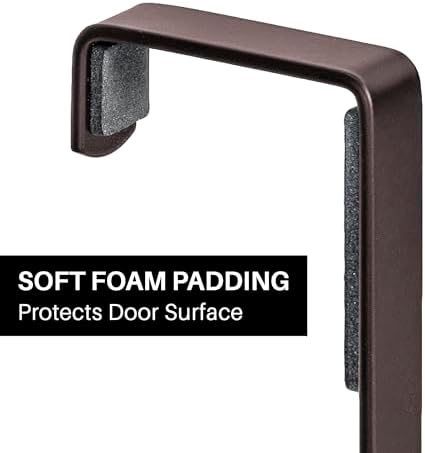 LYNK Professional® Home™ Over the Door Hooks - 9 Hook – Over the Door Coat Rack - Over the Door Hanger - Hanging Towels or Clothes - Bathroom, Bedroom, Laundry Room - Lifetime Ltd. Warranty, Bronze - Image 5