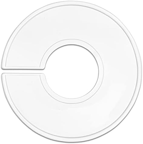 AMT 40 Pack Closet Dividers, Clothing Dividers, Round Clothes Size Dividers for Closets with Double Ended Marker Pen (Blank) (40 Pack- White) - Image 6