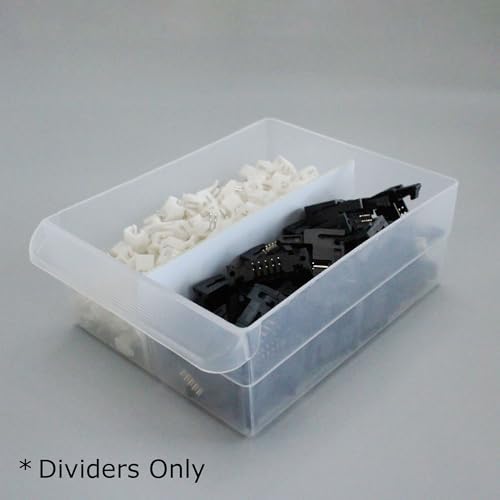 (12-Pack) Large Drawer Dividers compatible with Craft Cabinet and Hardware Storage Organizers, (Dividers Only) - Image 7