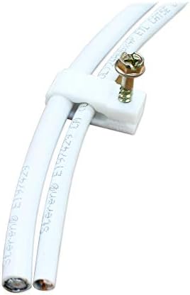 Coaxial Cable Clips - Cable Holder - Wire Clips - Siding Clips for Hanging - Cord Holder for Desk - Cable Clamps - Cord Clip - Wire Organizer Clips - Tv Mount Screws - White - 10 Pack - STEREN - Image 6