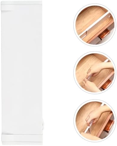 2pcs Adjustable Drawer Dividers Organizer, Multi-functional Expandable Drawer Separators Board for Bedroom and Kitchen Clothing Storage, White Plastic Partition Panels - Image 7