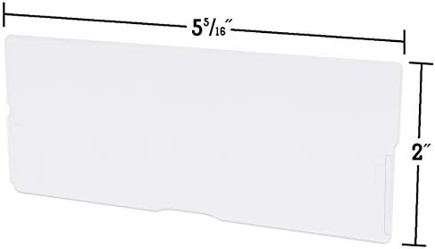 Akro-Mils 40717 Length Dividers for Plastic Storage Hardware and Craft Cabinet Large Drawers, (6-Pack), Clear - Image 5