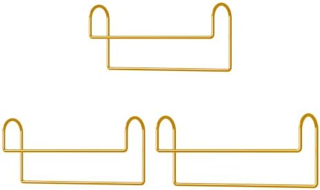 Space Saving Hangers for Clothes: 3 Pack 12 inch Magic Hanger Closet Organizer Metal Heavy Duty Hangers for Shirt Coat Pants Skirt Sorting Storage - Gold - Image 6