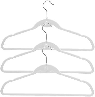 Prettyia White Hangers,Cascading Hangers,Space Saving Hangers by Prettyia