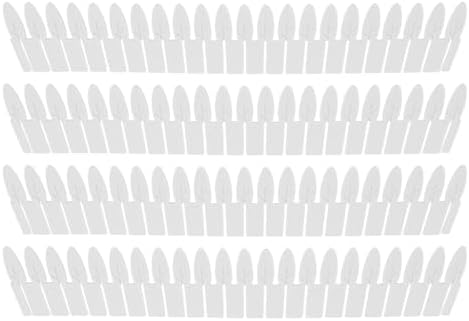 Adjustable Plastic Drawer Dividers with Easy Installation 4pcs Versatile Use Grid Drawer Partition Boards White for Organizing Wardrobes and Cabinets by KONTONTY