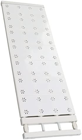 EVGATSAUTO Adjustable Telescopic Wardrobe Storage Partition Board Closet Organizer Shelf Divider Rod for Cabinet Bathroom Kitchen Bookcase with ABS Material (Length 73‑125cm/28.7‑49.2in) - Image 3