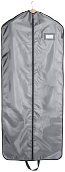 Covermates Garment Bag Set for Closet Storage and Travel, 24"W x 54"L, Grey by Covermates
