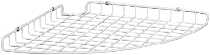 ClosetMaid Corner Shelf Organizer, Wall Mount Hanging Corner Shelves, Durable Steel, White, 8282 by Unknown