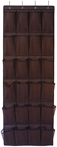 Roomganize Large Over the Door Shoe Organizer for Mens Sneakers (Bison brown) by Mirella%27s+House