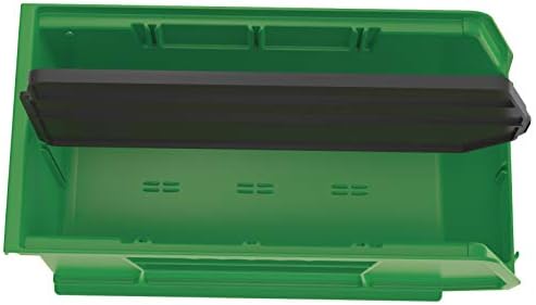 Akro-Mils 40230 Plastic Length Dividers for AkroBins Stackable Storage Bins Models 30230, 30235, 30255, Custom Storage Inserts for Tools, Crafts & Supplies, 6-Pack, Black - Image 4