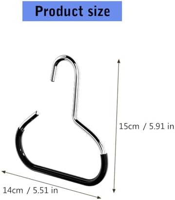 Hat Organizer – Multi-Functional Hat Hanger Rack & Scarf Hanger with Open Loop Design, Anti-Slide Steel, for Closet Bedroom Bathroom Balcony, Stores Hats Belts Scarves Ties (Black) - Image 3