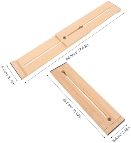 2pcs Adjustable Bamboo Drawer Dividers with Magnetic Expandable Design - Image 2
