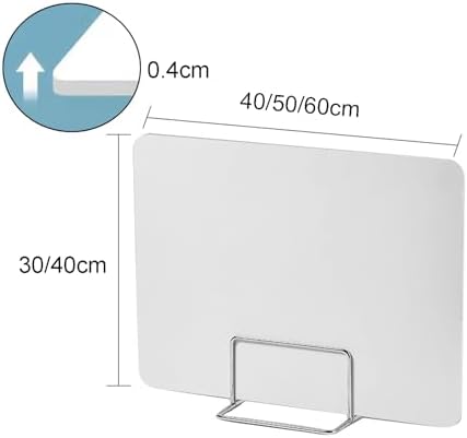 Standing Desk Privacy Panels - Clamp-on Dividers for Cubicles, PVC Material, Free Standing Screen, Ideal for Students & Offices, Enhance Focus & Productivity - Image 6