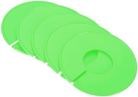 PATIKIL Clothes Dividers 6Pcs Closet Clothing Rack Size Dividers Green by PATIKIL