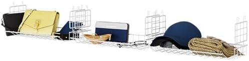 ClosetMaid Hideaway Behind-the-Hangers Hanging Wire Shelf for Closets, Pantries, Laundry Rooms (3-Pack) - Image 6