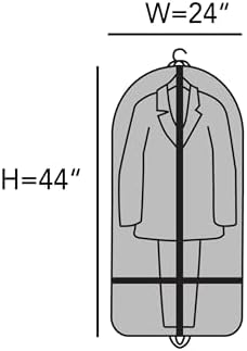 Covermates Garment Bag Set for Closet Storage and Travel, 24" W x 44" L - Image 3