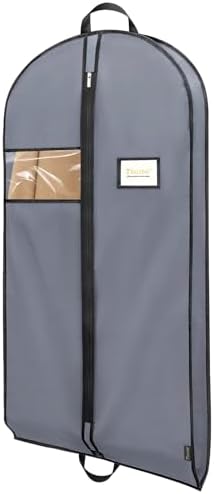 BALEINE 1PK Garment Bags for Hanging Clothes, 43" Suit Bag for Travel by BALEINE