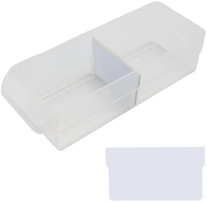 (64-Pack Small Drawer Dividers compatible with Craft Cabinet and Hardware Storage Organizers, (Dividers Only), Made of High-Strength Fiberglass, Easy to Label by BINBETTER