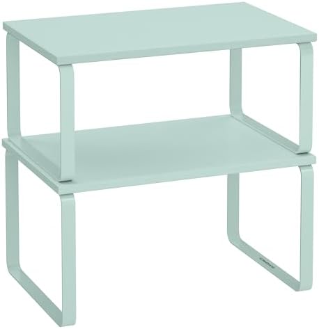SONGMICS Cabinet Organizer Shelf, Set of 2 Spice Rack, Kitchen Storage by SONGMICSbySONGMICSHOME