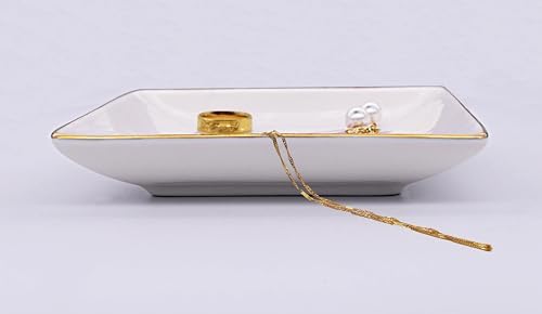 Sisters Gift-Important Piece of My Life-Thank You Gift for Sister,Sister-in-Law Female,Bestie,BFF,Best Friend Gift-Wedding Thanksgiving Birthday Christmas Gifts-Jewelry Tray Trinket Holder Ring Dish - Image 4