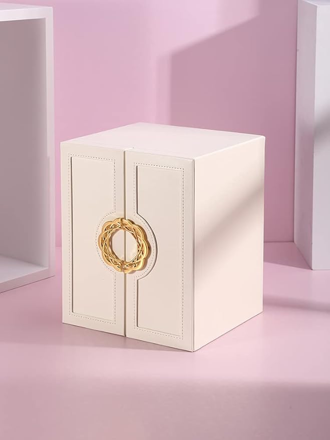 Cute Jewelry Box for Women teen Girls Jewelry Organizer Large Jewelry Organizers and Storage Faux Leather Jewelry Storage Jewlery Box Jewellery Box Joyeros Organizador De Mujer