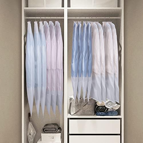 Zilink Garment Bags for Long Dresses Translucent Suit Bag 60 in, 6 Pack - Image 6