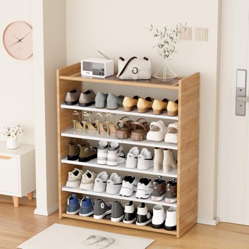 Adjustable Closet Shelves Organizer,3 Pack Expandable Racks for Wardrobe,Cabinet,Storage Tension Shelving for Pantry Cupboard Kitchen (White,W:11.8" D x 17"-31" W,3-PCS) - Image 6