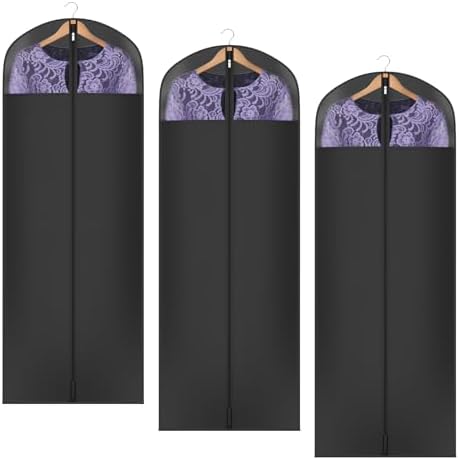 Univivi Garment Bag Suit Bag for Storage and Travel, 65 Inch, Set of 3 by Univivi
