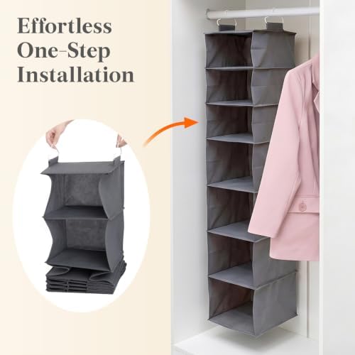 Lifewit Hanging Closet Organizer and Storage for Clothes 7 Tier - Image 6