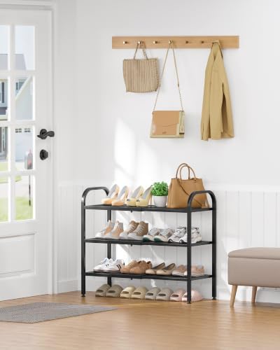 Kitsure Metal Expandable Shoe Rack, 18.1-29.5" x 11.4" x 25.0", Black - Image 2