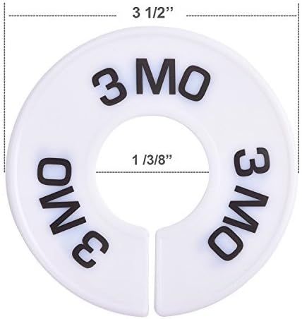 Blulu 10 Round Closet Dividers for Clothing Rack Organizers - Image 3