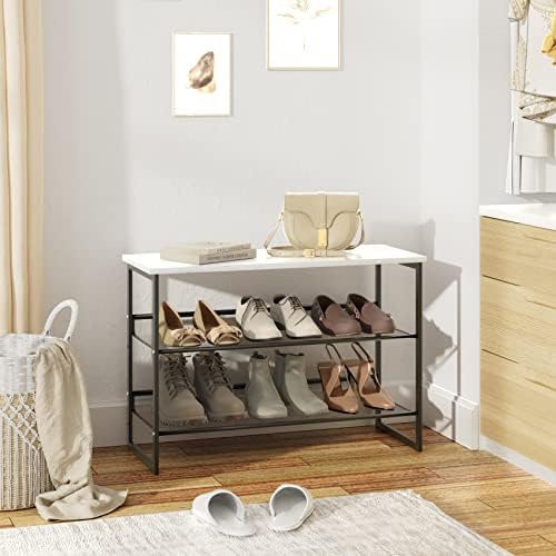 Garden 4 you Shoe Rack for Entryway Closet, Metal Mesh Shoe Organizer - Image 2