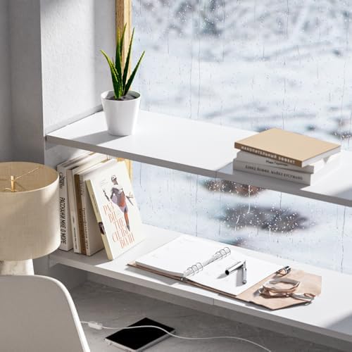 Adjustable Closet Shelves Organizer,3 Pack Expandable Racks for Wardrobe,Cabinet,Storage Tension Shelving for Pantry Cupboard Kitchen (White,W:11.8" D x 17"-31" W,3-PCS) - Image 7