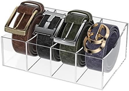 Acrylic Belt Organizer by KDSKSCKITCHENWRAPORGANIZER