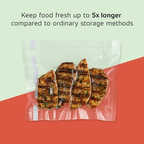FoodSaver Custom Fit Airtight Food Storage and Sous Vide Vacuum Sealer Bags, Perfect for Meal Prep and Sous Vide Cooking, 8in x 20ft (Pack of 12) - Image 2