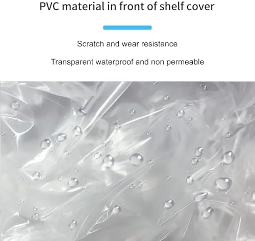 Waterproof Shelf Cover for Storage Shelving, Fits 30"W x 14"D x 62"H - Image 3